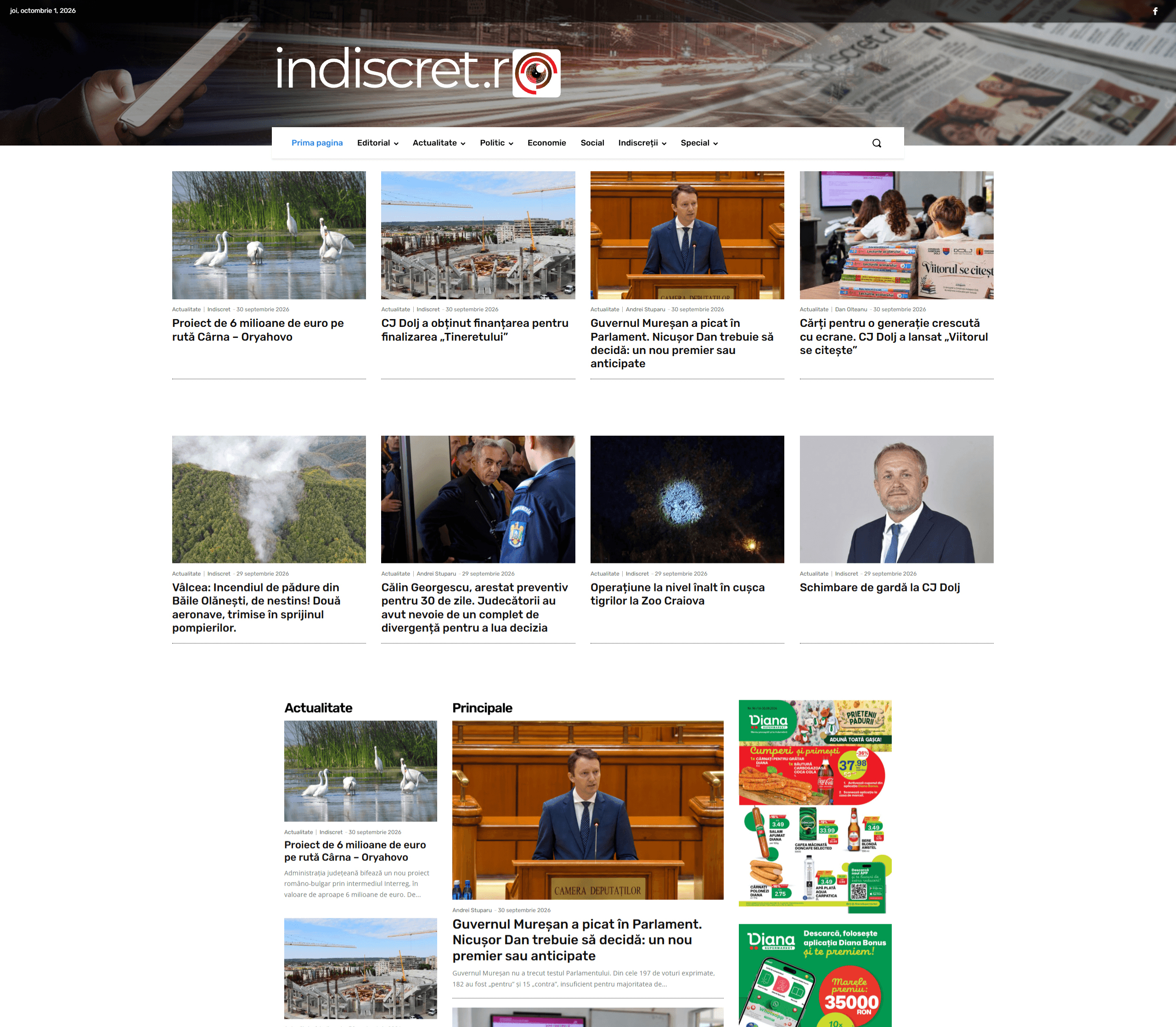 Indiscret in Oltenia