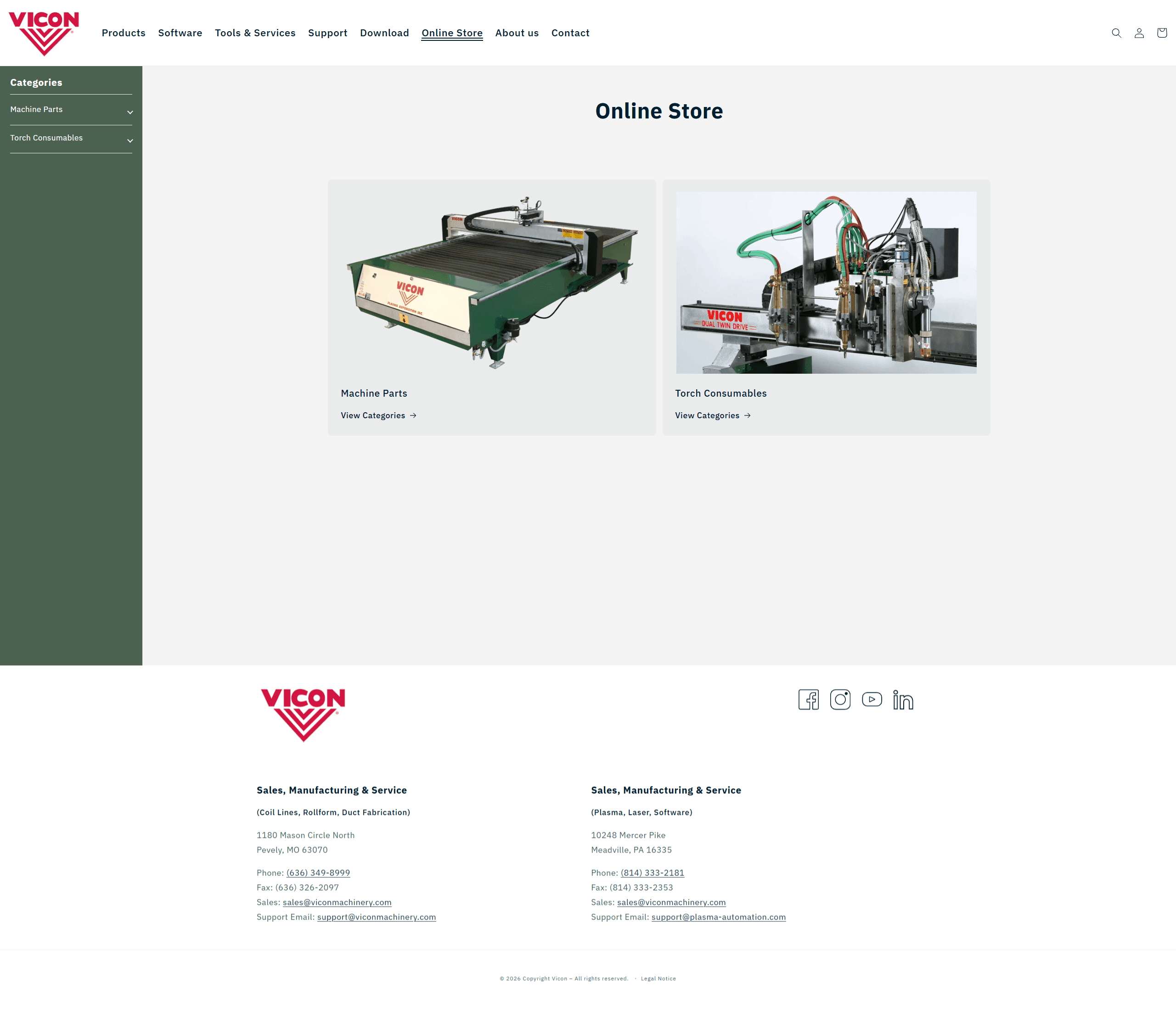 Vicon Shop